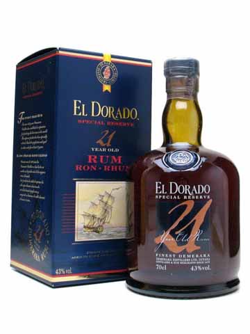 Rum El Dorado Special Reserve 21 Anni Demerara Distillers - Enoteca Telaro  - Enoteca Telaro