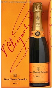 Veuve Clicquot Yellow Champagne Label Brut Westchester Wine - Warehouse